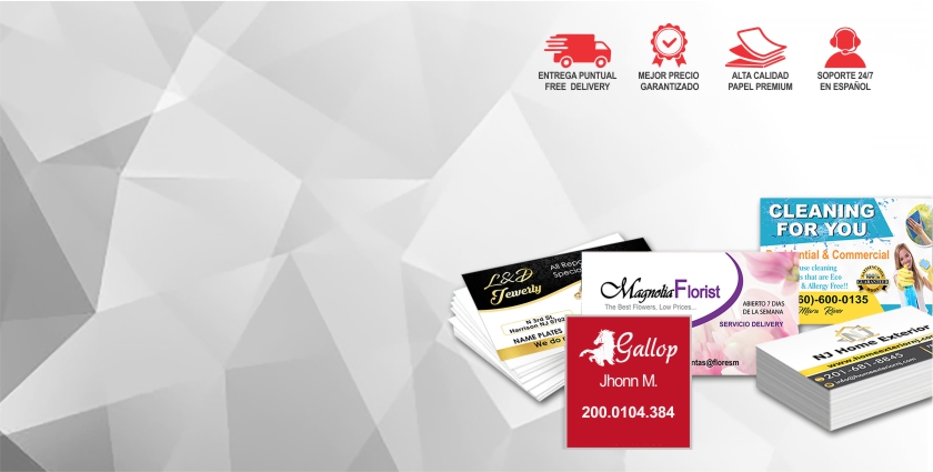 Tarjetas y flyers impresion imprenta NJ USA